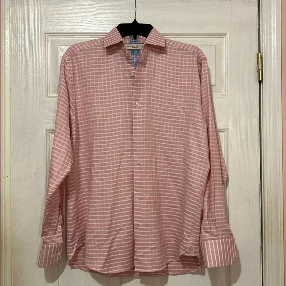 Luchiano Visconti Classic Long Sleeved Button Down Men’s Shirt 4-46